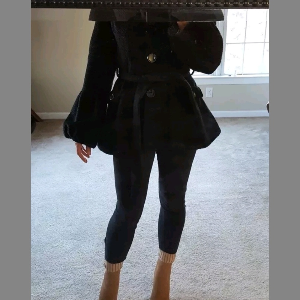 ABS by allen b schwartz black coat